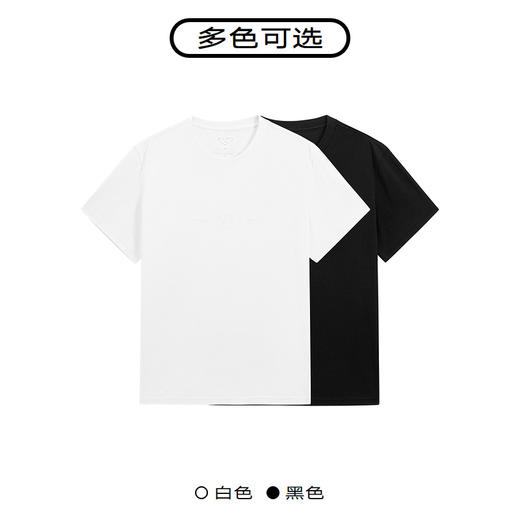 GXG白色圆领短袖T恤G24X442099 商品图3