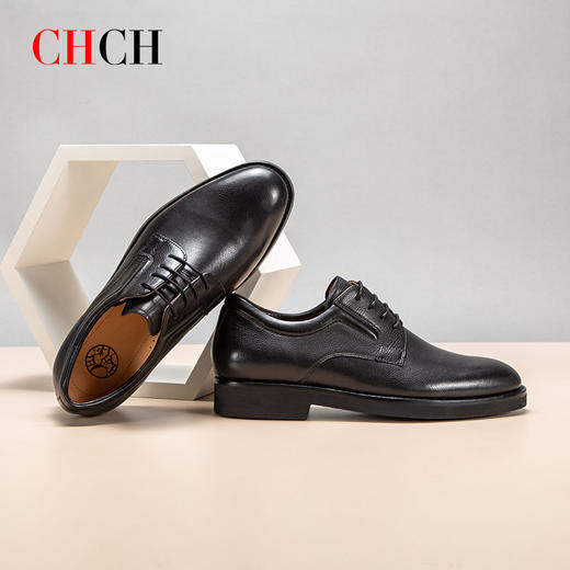 CHCH平衡鞋正装系带牛皮男鞋时尚百搭运动休闲鞋CM2A6011 商品图3