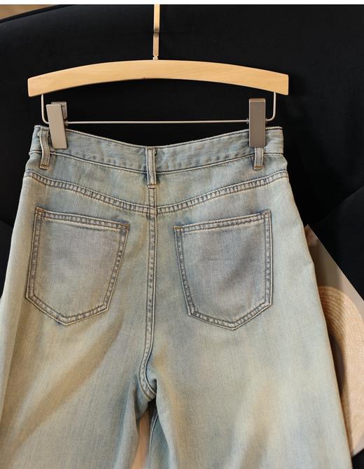 鲁现 【2118】 夏季窄版 莱赛尔棉凉爽透气牛仔裤 商品图11