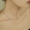 Oflye潮流饰品  月映繁星满钻轻奢锁骨链新款小众高级感项链女 商品缩略图0