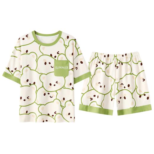 【免Bra软糯家居服】亲肤丝滑不跑杯 自带隐形胸垫 舒适透气轻盈 “氧气家居”宽松休闲 可外穿懒人家居套装 商品图4