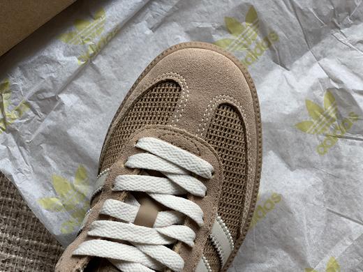 兼顾了颜值和舒适! Adidas Samba夏季复古休闲板鞋 亚麻编织款美拉德配色，夏季穿超级干爽 透气 整体设计非常简约高级，满满高级感 日常不管是搭配裤子还是裙子都好看！ 商品图3