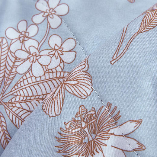  红蜻蜓夏凉被空调被春秋薄被子儿童午睡夏被夏季宿舍单人纤维被-静夏 180*220cm 商品图4