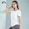 2024爱睱步新款 速干运动上衣女健身房跑步罩衫短袖T恤夏季瑜伽服宽松显瘦 A9083M 商品缩略图14