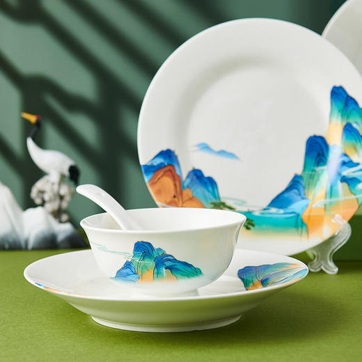 国风千里江山餐具32头 商品图4