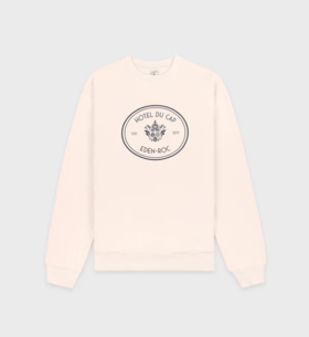 Sporty & Rich - Eden Crest crewneck - Cream - 女装 - 卫衣 - 奶油色