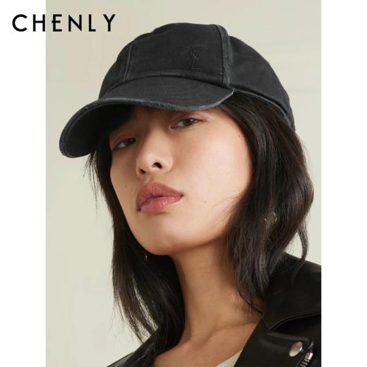 尘衣｜水洗牛仔布刺绣棒球帽 商品图0