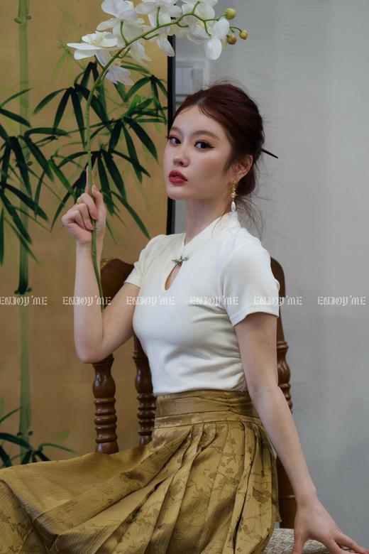 【门店同款】ENJOY春季云敛-续诗中式上衣 155992999 商品图2