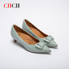 CHCH平衡鞋舒适羊皮尖头低跟气质单鞋高跟鞋CN1B5321 商品缩略图1