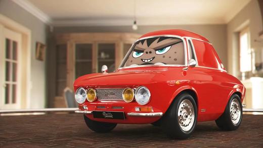 Rollis公仔车 Spinner×AlfaRomeo Giulia-宝石红 商品图3