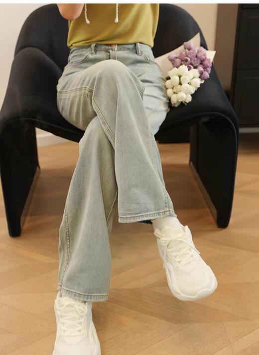 鲁现 【2118】 夏季窄版 莱赛尔棉凉爽透气牛仔裤 商品图7