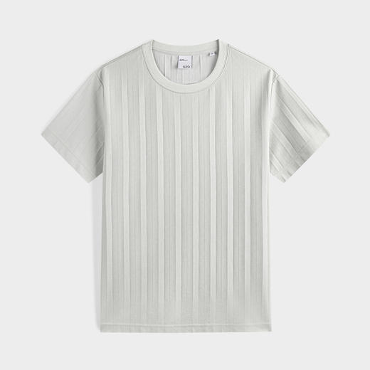 GXG灰绿色圆领短袖T恤G24X442041 商品图4