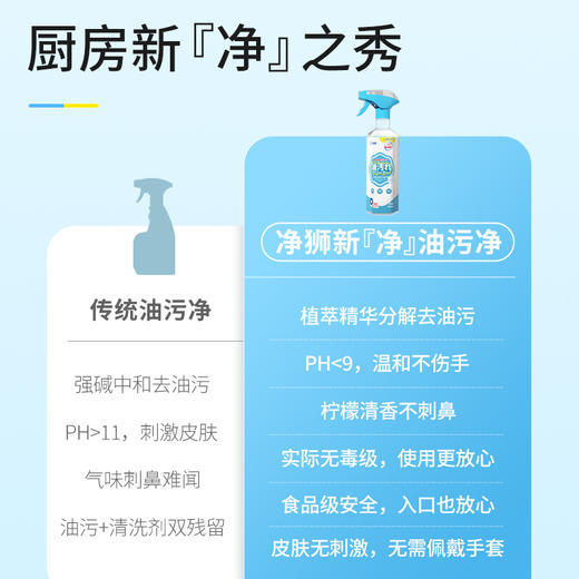 净狮家用重油污清洁剂 商品图1