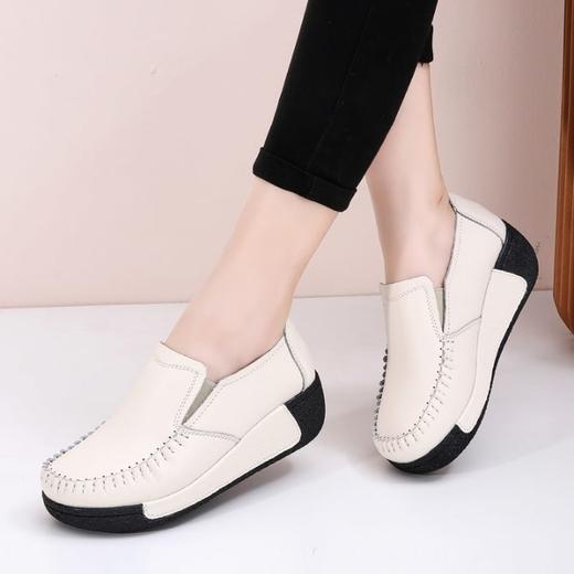 【复古新潮】鹿丫丫 厚底一脚蹬摇摇鞋妈妈鞋    A30205 商品图4