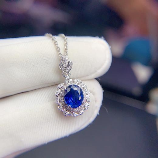 1.1ct 1.17g 蓝宝石吊坠 商品图1