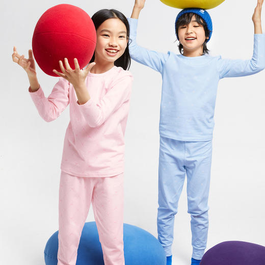 【7A级抗菌家居】男女童打底秋衣裤套装睡衣新款安奈儿童装实体店同款JM437569 商品图4