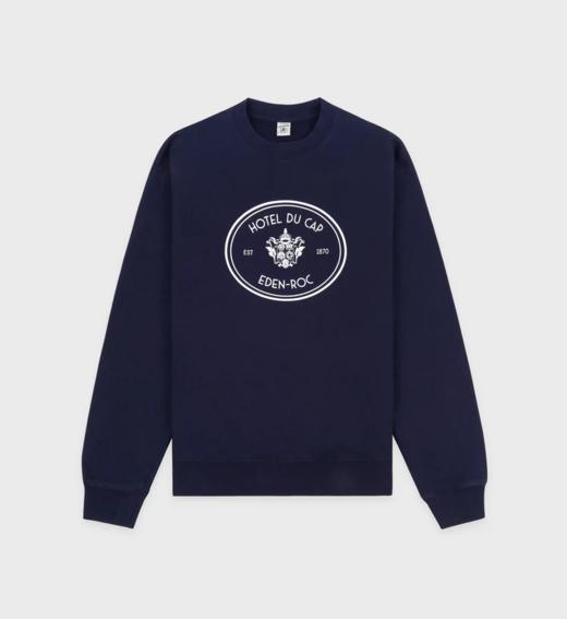 Sporty & Rich - Eden Crest crewneck - Navy - 女装 - 卫衣 - 深蓝色 商品图0