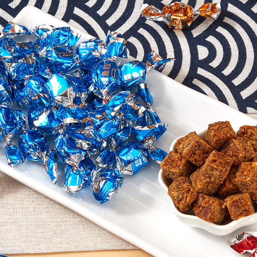 【美味零食越嚼越香鳕鱼粒】罐装鳕鱼粒香辣原味，口感巧妙嚼劲十足浓香过瘾，独立包装即食解馋网红办公室休闲零食解馋QQ 商品图0