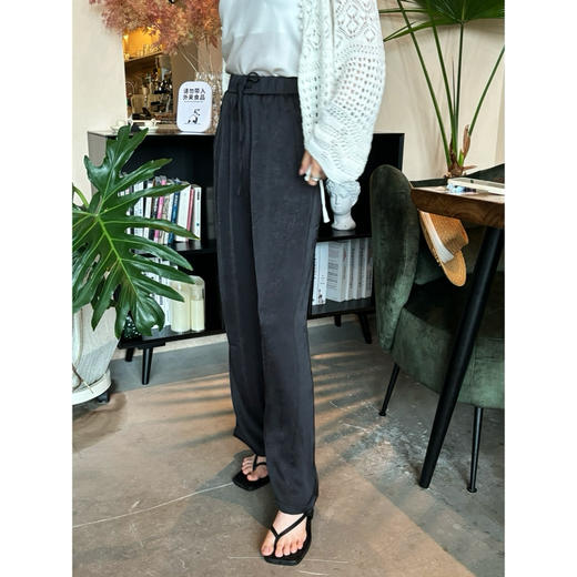 25特价 2407101   真丝莨绸 微阔腿裤 商品图2