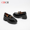 CHCH漆皮职场日常低跟乐福鞋女单鞋舒适羊皮内里平衡鞋CN2B5211 商品缩略图4
