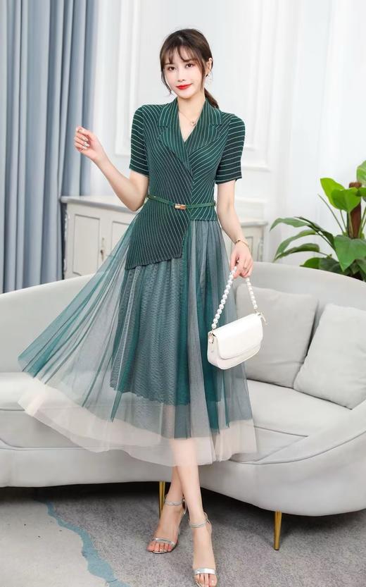 2S4753连衣裙（黑科技高回弹均码）适合S/M/L/XL/XXL 商品图2