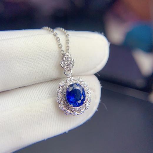 1.1ct 1.17g 蓝宝石吊坠 商品图2