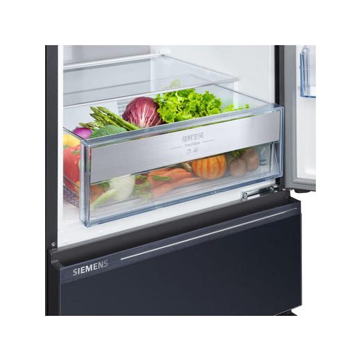 西门子（SIEMENS）风冷无霜变频净味冰箱钢化玻璃门百变储鲜406L KG405653VC晶御智能 商品图2