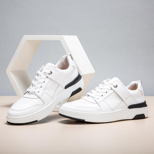 CHCH平衡鞋皮面简约小白鞋板鞋男鞋CN1A2011 商品图2