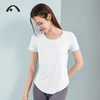 2024爱睱步新款 速干运动上衣女健身房跑步罩衫短袖T恤夏季瑜伽服宽松显瘦 A9083M 商品缩略图1