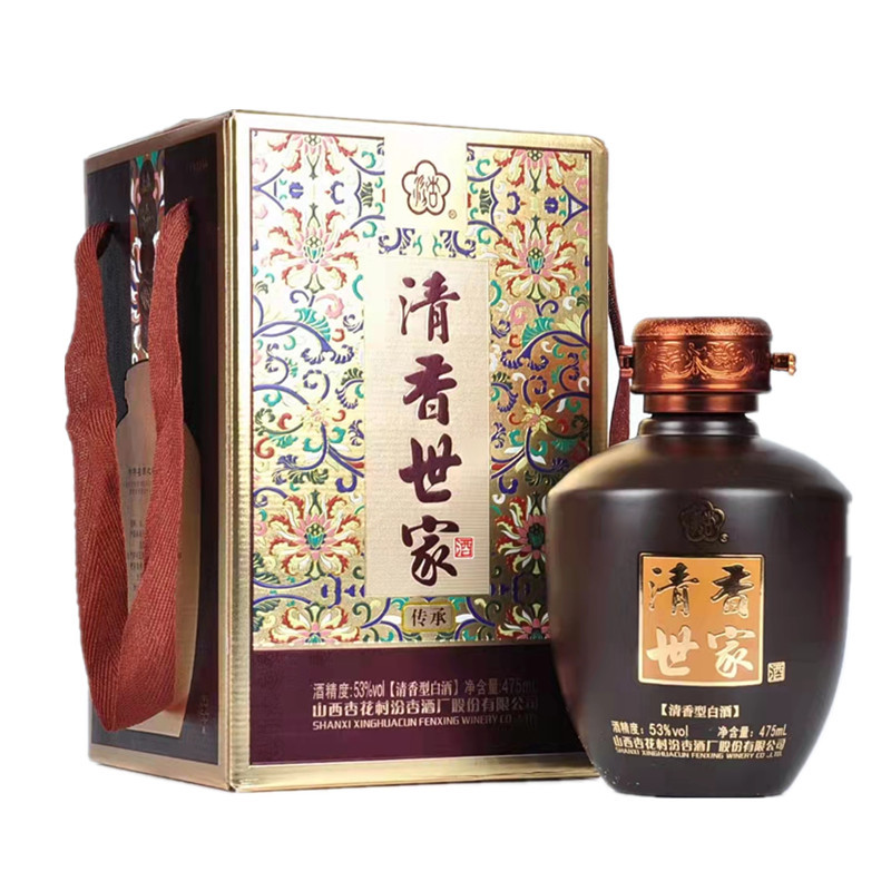 汾酒清香世家 清香型白酒 475ml/瓶