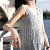 褶皱背心连衣裙，显高显瘦，优雅浪漫【G】 商品缩略图3
