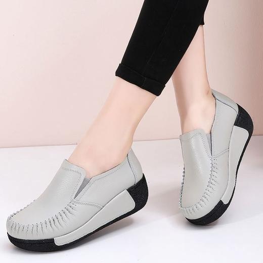 【复古新潮】鹿丫丫 厚底一脚蹬摇摇鞋妈妈鞋    A30205 商品图3