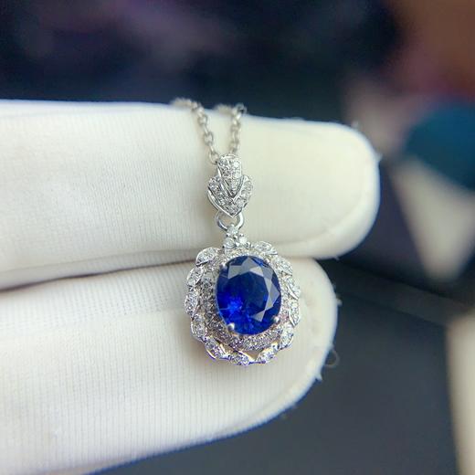 1.1ct 1.17g 蓝宝石吊坠 商品图3