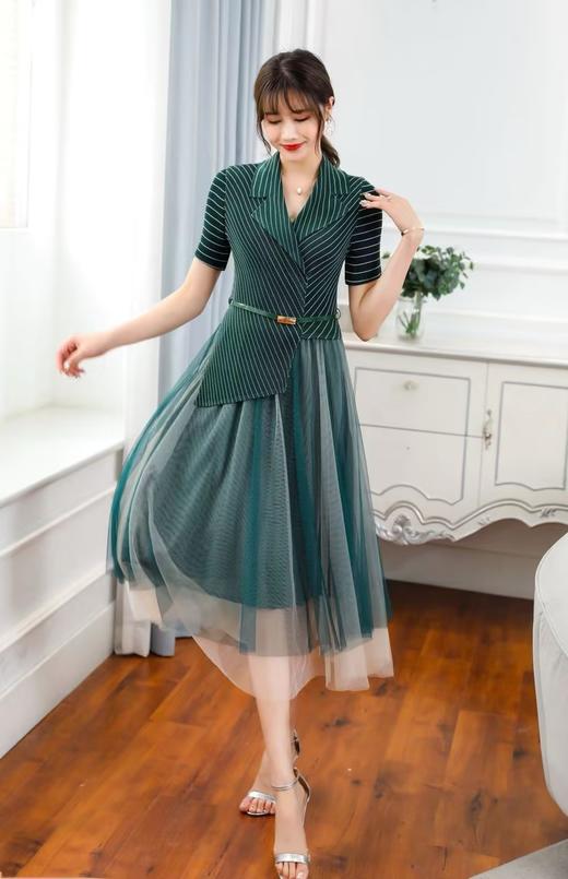 2S4753连衣裙（黑科技高回弹均码）适合S/M/L/XL/XXL 商品图3