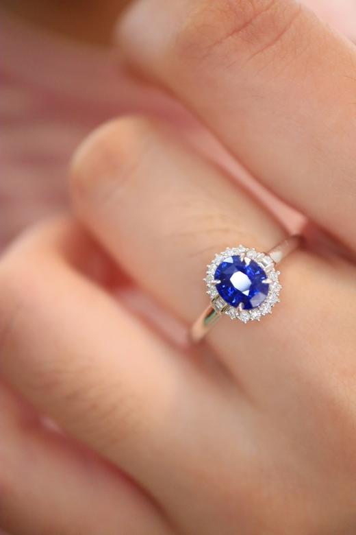 1.0ct 蓝宝石戒指 商品图7