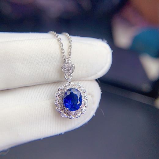 1.1ct 1.17g 蓝宝石吊坠 商品图4