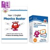 预售 【中商原版】英国CGP原版 一年级自然拼读2册 KS1 English Phonics Buster New Phonics Screening Check Flashcards 商品缩略图0