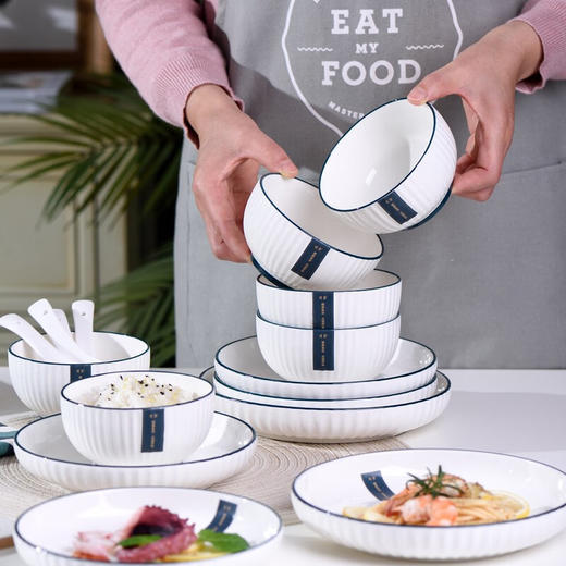 简约雅纹餐具组【30头】 商品图4