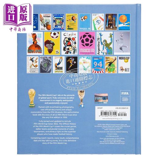 【中商原版】国际足联世界杯官方史 第3版 英文原版 FIFA Football Museum The Official History of the FIFA World Cup 商品图2