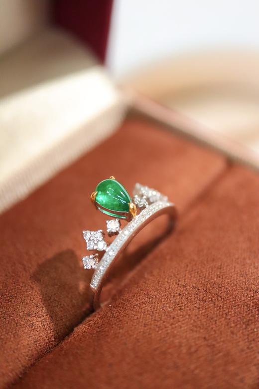 0.5ct 祖母绿戒指 商品图6
