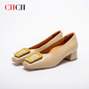 CHCH平衡鞋气质通勤方扣装饰法式复古方跟女式单鞋CN2B5171 商品缩略图2