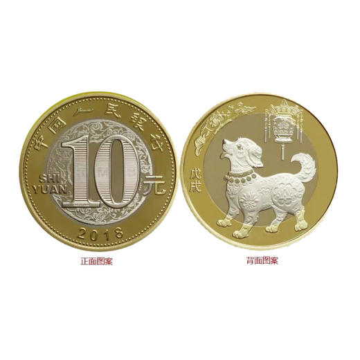 2018狗年贺岁普通纪念币 商品图1