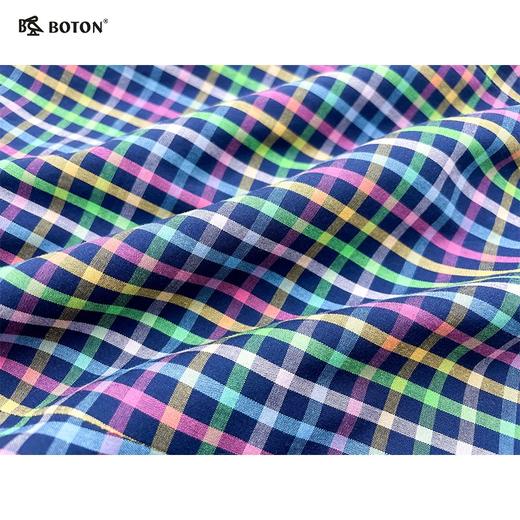 【第2件半价！尾货清仓不退换】波顿女士休闲短袖格仔衬衫LS379 商品图4