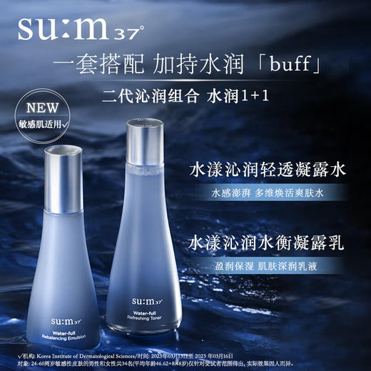 【限时折扣】SUM:呼吸蓝惊喜水分四件套带气垫 商品图5