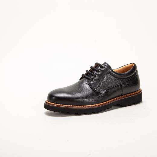 CHCH平衡鞋牛皮革荔枝纹系带休闲商务鞋男鞋CM2A6031 商品图1