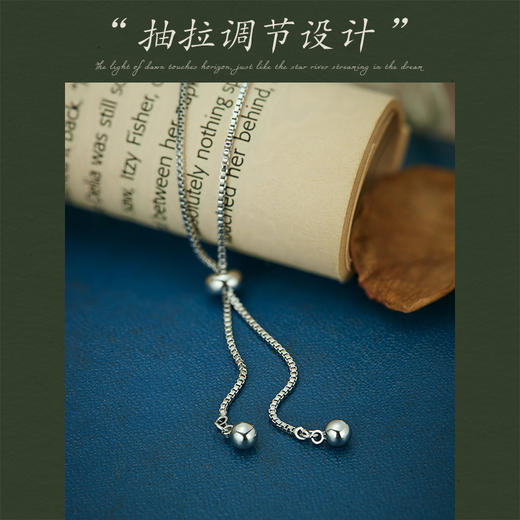 Oflye潮流饰品  原创月映繁星满钻轻奢抽拉式手链女新款手饰品 商品图3