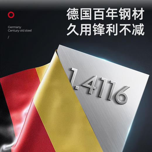 OOU!不锈钢刀具套装家用全套厨房菜刀套装鲸mini五件套 商品图1