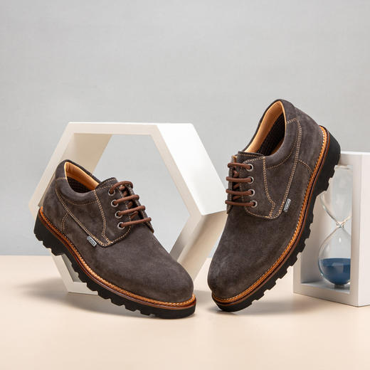 CHCH平衡鞋秋冬款复古工装鞋厚底英伦风简约皮鞋男鞋CM2A6032 商品图0