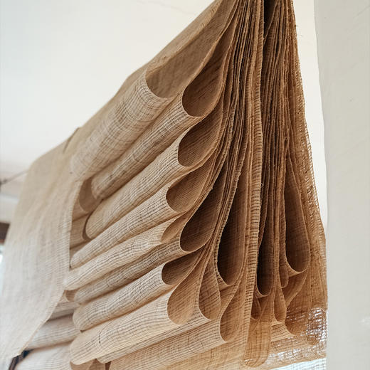 谭智祥老师制作 浏阳夏布 手工编织非遗传统布料 苎麻面料 商品图2