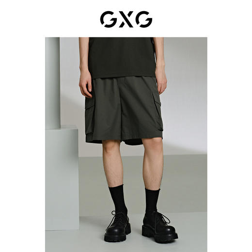 GXG黑色工装短裤G24X222036 商品图0